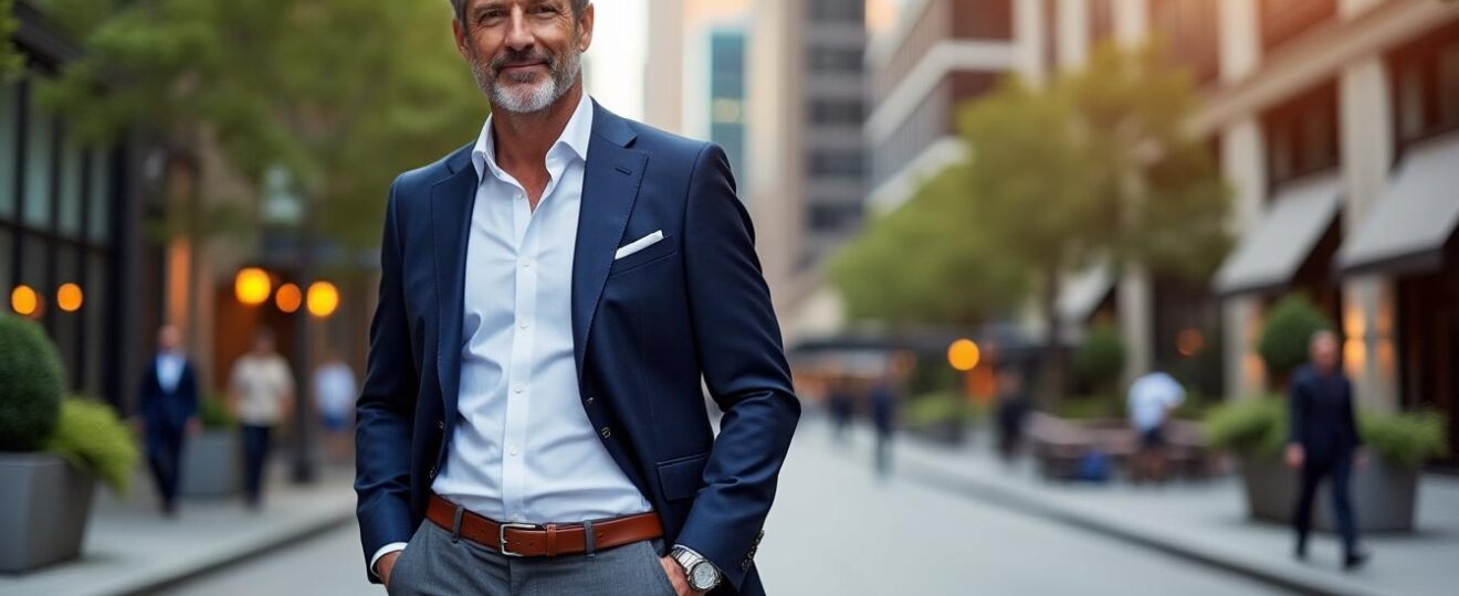 découvrez comment affirmer votre style avec élégance à 40 ans. notre guide pratique sur l'art de s'habiller pour les hommes aborde les tendances, les essentiels de la garde-robe et des conseils pour choisir des tenues qui reflètent votre personnalité tout en restant chic et moderne.